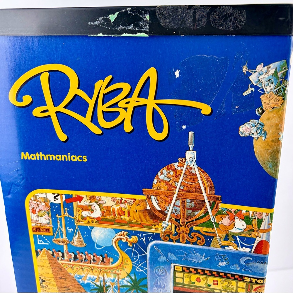 Heye Ryba Mathmaniacs 1996 Puzzle 2000 Piece Complete 26 x 37 inch Box, Posters